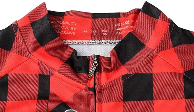 MOXILYN Men's Cycling Jersey Full Zip Riding Clothing Mountain Bike Tops Quick Dry - Bike Shirts