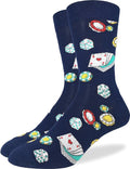 Good Luck Sock Novelty Crew Socks for Adults - For Men, Women and Teens