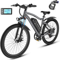 Electric Bike for Adults, 26" Commuter Ebikes with 7-Speed Gears, 25MPH Lightweight E Bike, 720W Peak Motor, 375Wh Removable Battery, 50 Miles Range, Electric Mountain Bicycle for All Terrain