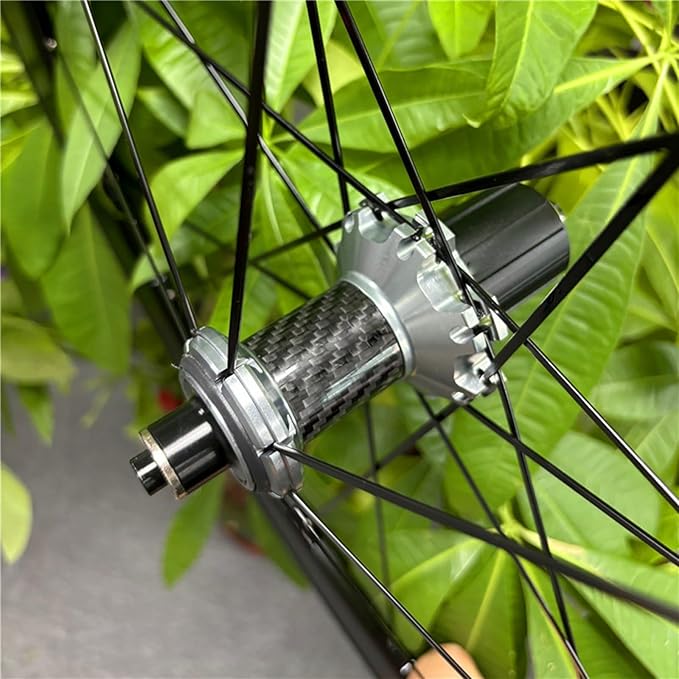 Road Bike Carbon Wheels 700C 30/40/50mm Double Layer Bike Rim Aluminum Alloy Quick Release C/V/Rim-Brake Bike Wheels 7-12 Speed Wheelsets