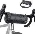 KEMIMOTO Bike Handlebar Bag with Waterproof Rain Cover Front Bike Bag for Bicycles - Water-resistant Dual Zippers for Mountain Road Bike, Cycling Commuter Shoulder Bag Professional Bicycle Accessories