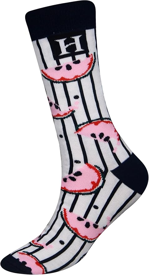 Cansok Men's 2/4 Packs Fun Crazy Novelty Dress Crew Socks