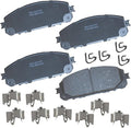Bendix Premium SBC1709 Ceramic Front Brake Pads for 2014-2023 Jeep Cherokee, only models with brake code BRG and Dual Piston calipers