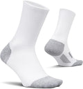 Feetures Elite Max Cushion Mini Crew - Running Socks for Cycling, Walking & Everyday Use - Athletic Socks - Moisture Wicking