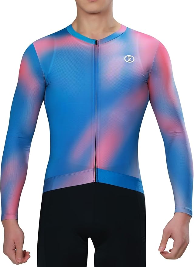 INBIKE Men's Cycling Bike Jersey Long Sleeve,Moisture Wicking, Breathable, Quick Dry Road Bike Jerseys