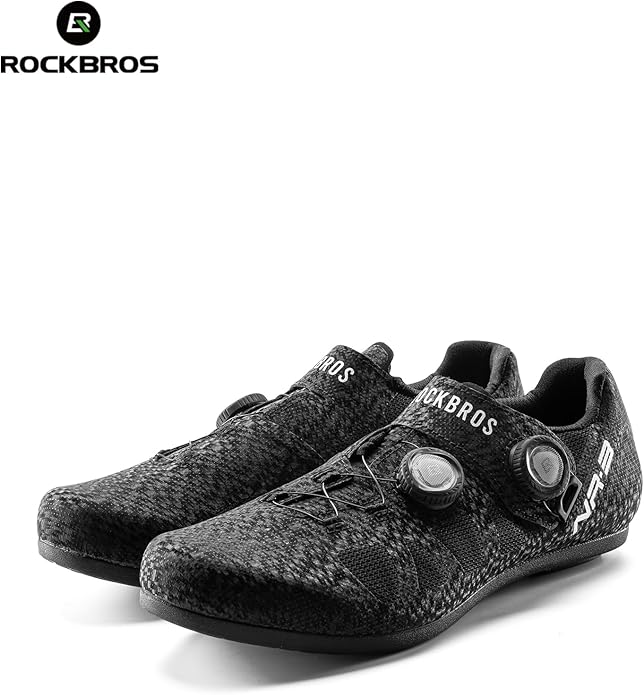 ROCKBROS Flat-Pedal(Non-Lock) Cycling Shoes NR3 : Breathable Perforations, Non-Slip Sole for Road & Mountain Biking