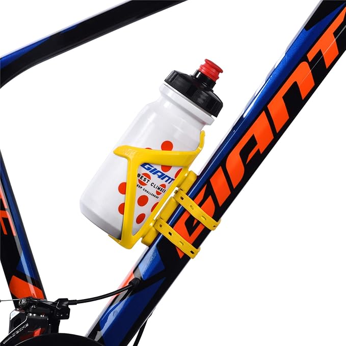 ZONKIE Bike Bottle Cage Mounting Base, Cup Mounting Base for Many Kinds Bikes, Fits Most Stroller Drink Holder, Silicone Material, Many Colors are Available.