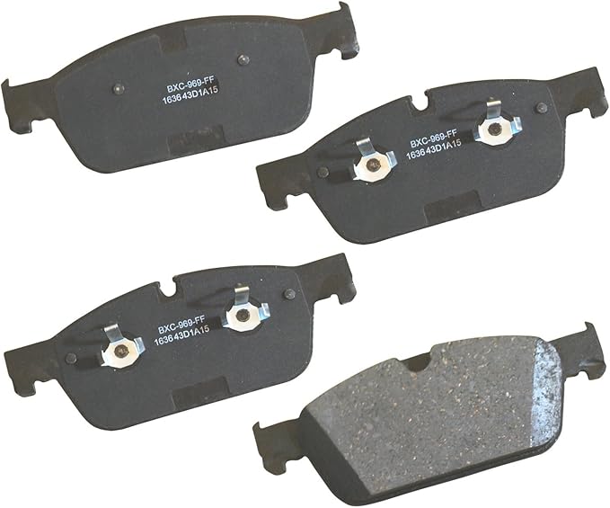 Bendix Premium SBC1636 Ceramic Front Brake Pads for Select Models Mercedes-Benz GL500, GL550, GLE43 AMG, GLE350, GLE450 GLE550, GLE550e, GLS500, GLS550, ML500, ML550
