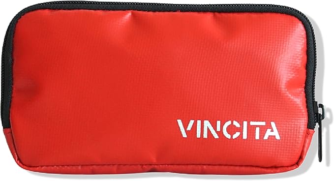 Vincita Essentials Case Tarpaulin - Cycling Wallet Made from Tough Water-Repellant Fabric -Storage Pouch - For Road Bike Cyclist to Store Spare Tubes, Keys, Cards and Phone
