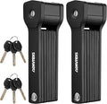 Folding Bike Lock Bicycle Scooter Folding Locks with 3Keys Heavy Duty Bike Lock with Easy Mounting Bracket Alloy Steel Foldable Lock