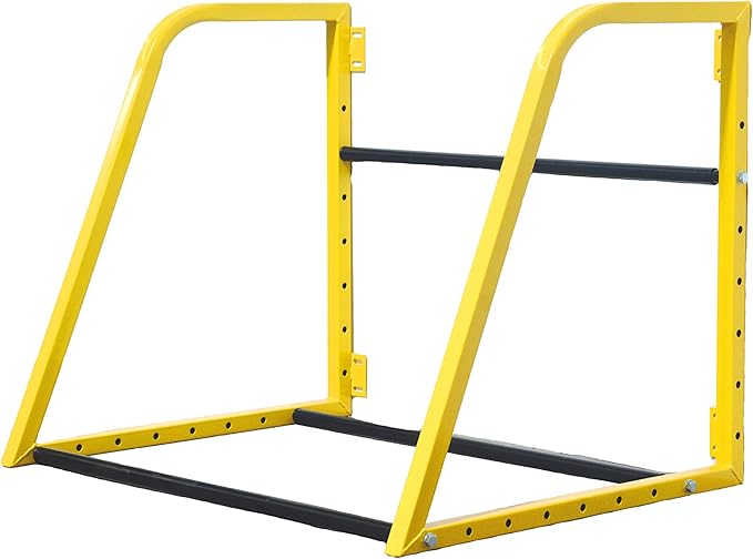 MaxxHaul 50256 Heavy‑Duty Adjustable Wall‑Mount Tire Storage Rack – Telescoping 32–48″ Width, 375 lb Capacity, Powder‑Coated Steel, 51.75″W x 28″D x 28″H – Garage/Shop