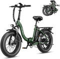 Heybike Ranger 2.0 Foldable Electric Bike for Adults, 20"×4 Fat Tire Ebike with 1400W Peak Motor, 28 MPH Max Speed, 600Wh Removable Battery, Up to 65 Miles Range, Front Suspension Step-Thru E Bike
