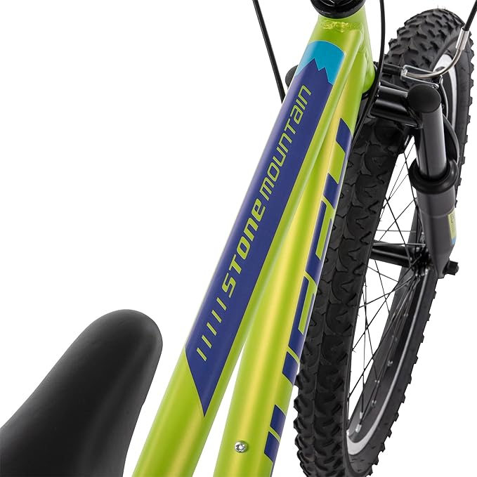 Huffy Stone Mountain Bike for Men and Women, 20”/24”/26”, 6-Speed (20”) or 21-Speed, Front or Dual Suspension (Varies), Multiple Colors, Adjustable Saddle, Shimano Equipped, All-Terrain Tires
