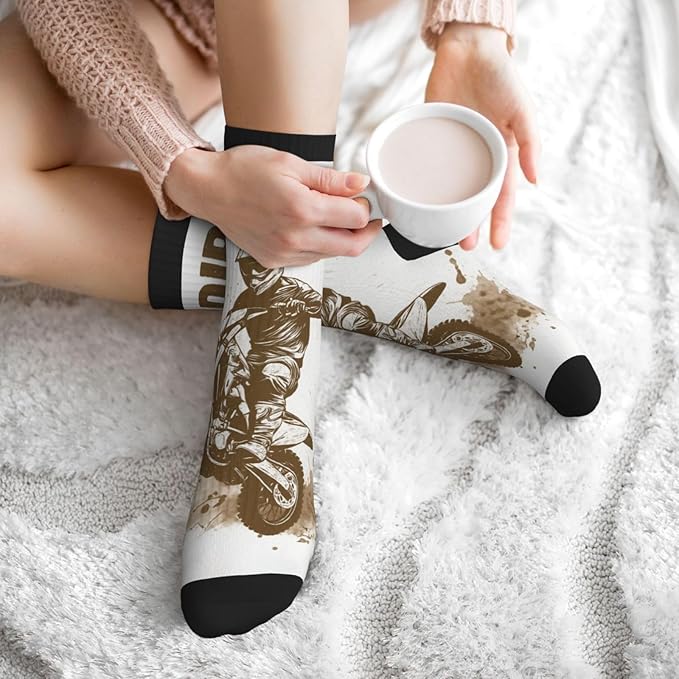 Crew Athletic Socks Funny Crazy Casual Sports Novelty Dress Socks for Women Men Running Hiking