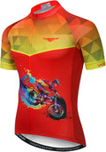 Cycling Jersey Mens Road Bicycle Clothing Summer Short Sleeve Breathable Cycling Tops