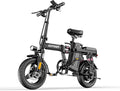 1200W Folding Electric Bike for Adults, 24MPH & 48V Removable Battery, 14" Commuter Ebike with 10 Shock Absorbers, Dual Disc Brakes