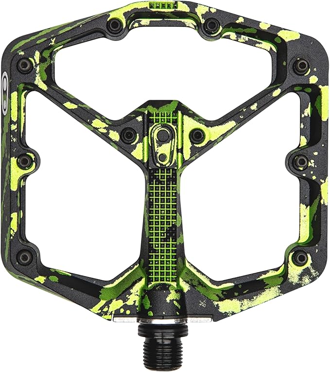 Crankbrothers Stamp Flat MTB Pedals - Size-Specific, Lightweight, Versatile, Durable Bike Pedals