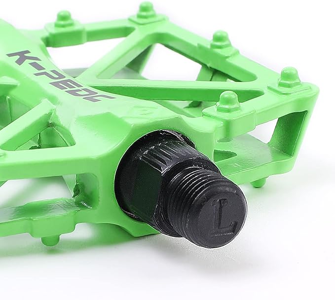 TXJ Sports Bike Pedals 9/16" Bicycle Pedals Mountain Bike, Aluminium Lightweight Platform Pedals for BMX MTB Road Bikes