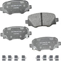 Bendix Premium SBC1809 Ceramic Rear Brake Pads for Dodge Hornet 2024-2023, Fiat 500X 2020-2016, Jeep Renegade 2023-2015