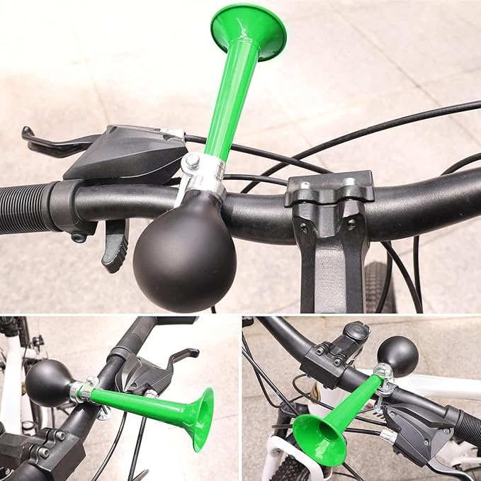 Bugle Horn Kids Bike Horn: Air Horn for Vehicles Bicycles Golf Cart Classic Vintage Aluminum Alloy Bike Horn