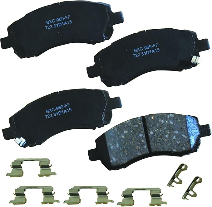 Bendix Premium SBC722 Ceramic Front Brake Pads for Subaru Impreza 2001-1997, Legacy 2000-1997