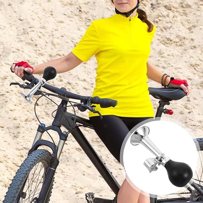 KESYOO Vintage Metal Bugle Horn for Bicycles Loud Clown Horn Durable Cycling Accessory for Safety Urban Areas