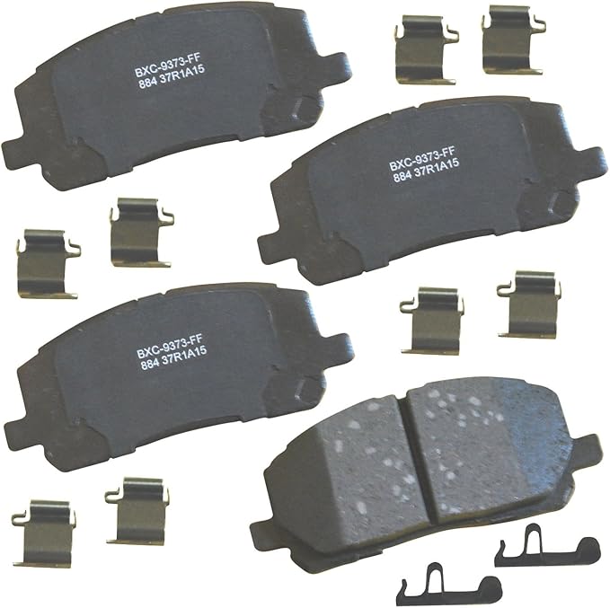 Bendix Premium SBC884 Ceramic Front Brake Pads for Toyota Highlander 2007-2001