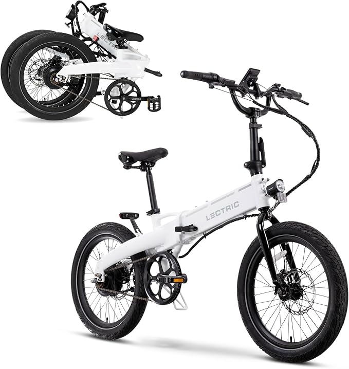 LECTRIC XP™ Lite 2.0 Electric Bike | Adult Folding Bikes - Weighs Only 49lbs | 45 Mile Range w/ 5 Pedal-Assist Levels | 20mph Top Speed - Class 1 and 2 eBike