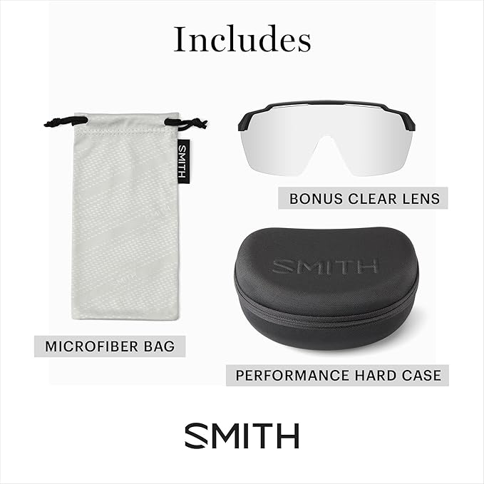 SMITH Optics Shift MAG Sunglasses – Shield Lens Performance Sports Sunglasses for Running, Biking, MTB & More–For Men & Women