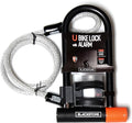 Blackstone Anti-Theft 130 db Alarm U-Lock Heavy Duty w/Security Cable (Alarm U-Lock w/Cable)