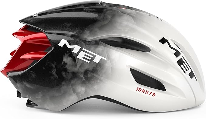 MET Manta MIPS Aero Road Bike Helmet | Lightweight Aerodynamic Cycling Helmet for Adults, Internal Air Channeling, MIPS-C2 Tech, Sunglasses Port