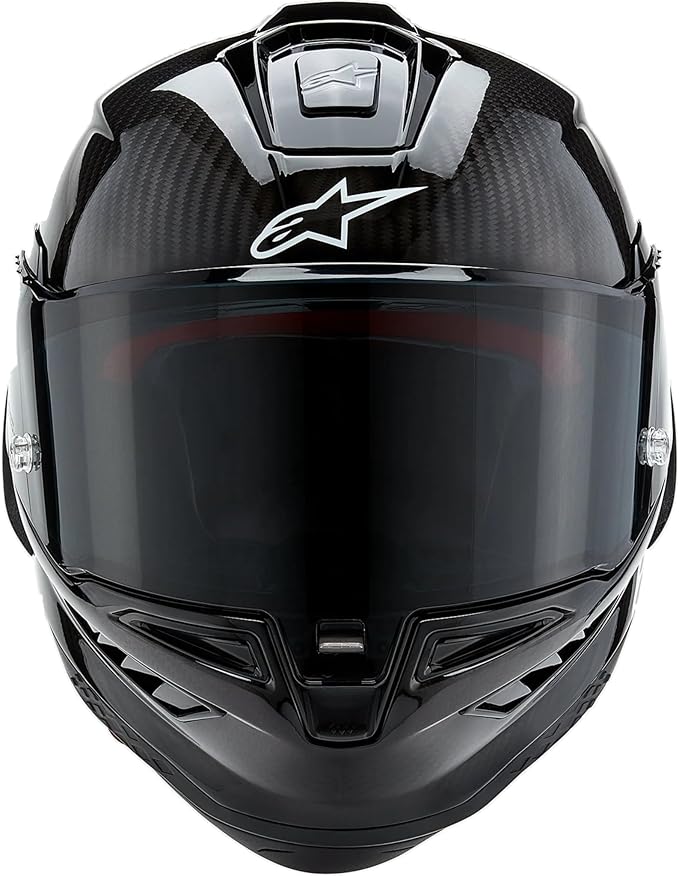 Alpinestars Supertech R10 Solid Helmet, Carbon Shell, CE-Certified, Advanced Ventilation & Fit