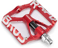 ROCKBROS Mountain Bike Pedals MTB Pedals CNC Non-Slip Lightweight Aluminum Alloy Bicycle Pedals Sealed Bearings Bicycle Platform Pedals 9/16" BMX Road Bike Pedal
