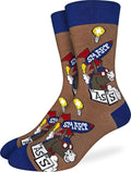 Good Luck Sock Novelty Crew Socks for Adults - For Men, Women and Teens