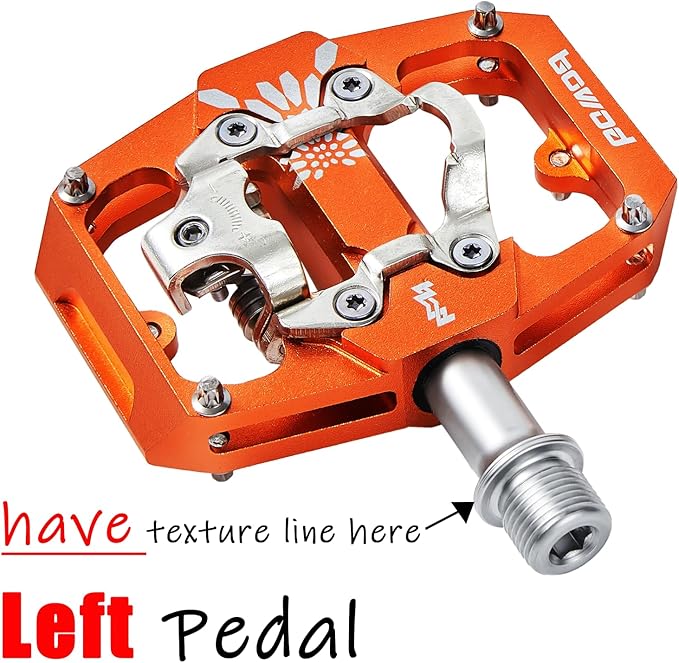 Bike Pedals 9/16" Lightweight Non-Slip Bicycle Platform Pedals - Fits Most Adult Bikes & Mountain Bikes &MTB, Road Bikes and Slip-Resistant Design