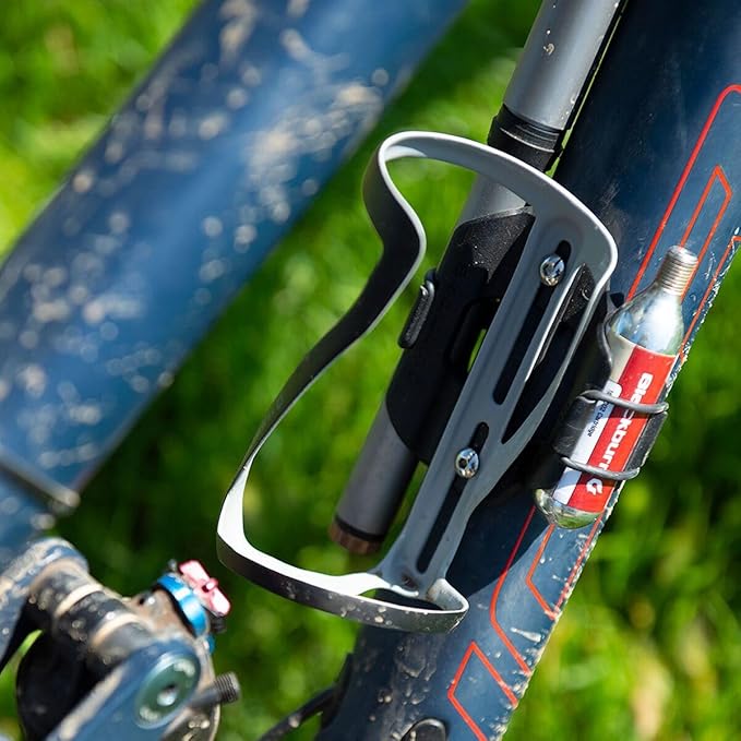 Blackburn Clutch Carbon Side-Entry Bike Bottle Cage (Red, Left)
