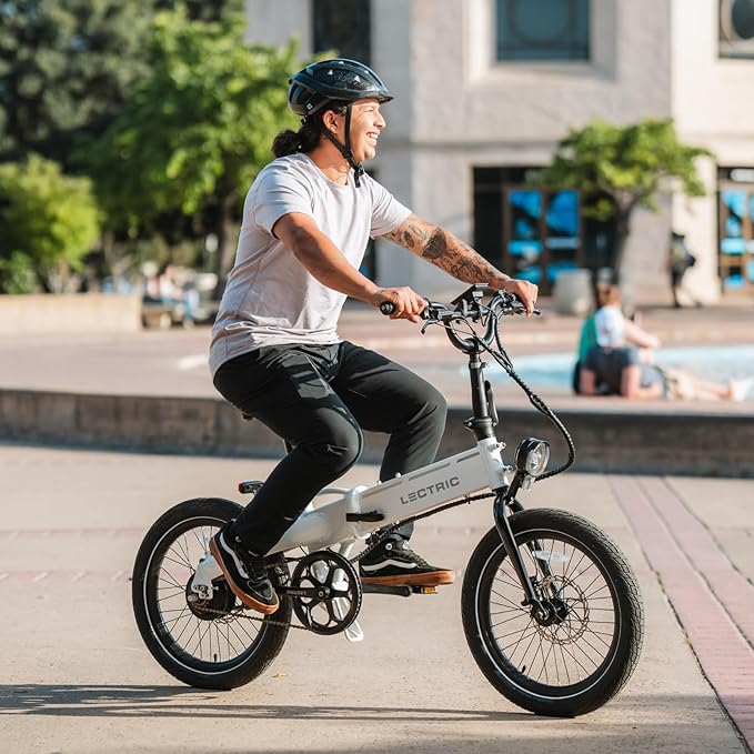 LECTRIC XP™ Lite 2.0 Electric Bike | Adult Folding Bikes - Weighs Only 49lbs | 45 Mile Range w/ 5 Pedal-Assist Levels | 20mph Top Speed - Class 1 and 2 eBike