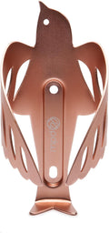 Portland Design Works Water Bottle Cage - Lightweight Water Bottle Holder for Bikes, Sparrow Cage, Rose Gold