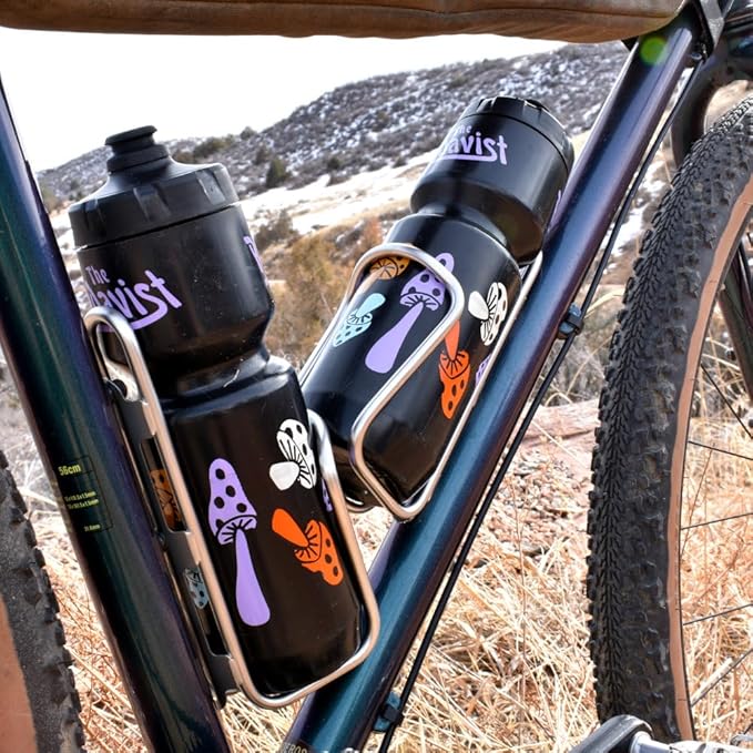 Widefoot StoutCage - Stainless Steel Water Bottle Cage for Bicycles - Made in The USA (Stainless)