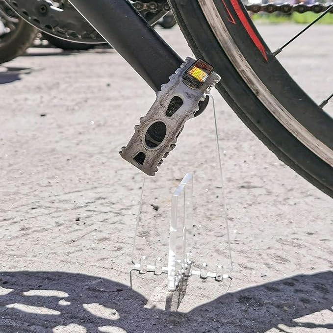 Bike Stand Outdoor Invisible Portable Lightweight Bicycle Parking Rack Bracket 5.5 Inch Shooting Display Side Stand for Road Bike Racing Bike Kids Bike Photography Taking Pictures