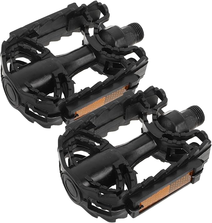1 Pair Bicycle Pedals Anti-Skid Folding Flat Mountain Bike Pedal Replacement for ’s Bikes, Universal Fit, Sturdy Cycling Accessories for Boys