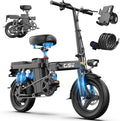 Electric Bike for Adults, 1200W Peak Motor Commuter Ebike, 20-28MPH Speed, 32 Miles Range, Removable Waterproof Battery, Dual Disc Brakes Electric Bicycle, UL 2849 Certified