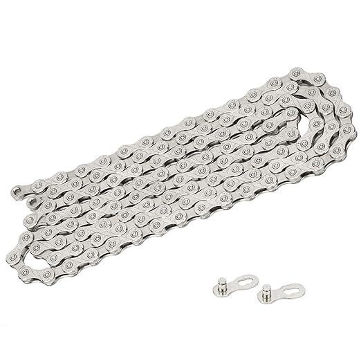 Folding Bike Chain, Durable Steel Chain, Mountain Road Bike Chain, 10 Speed, Quick-Install Design, for Commuters, Casual Riders, and Fitness Enthusiasts