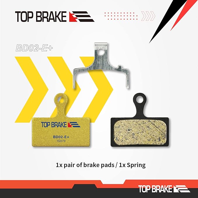 TOP BRAKE Disc Bike Brake Pads Compatible with Shimano XTR M9000/9020 Deore XT M785/ M8000 | MTB/eMTB/Gravel/Cross Country(XC)/Trail/All Mountain/Cycling