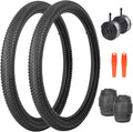 ZUKKA Bike Tire 20/24/26/27.5/29 x 2.125 Bike Tire 2 Pack Mountain Bike Tire Folding Replacement Tire for MTB Mountain Bike, Kids