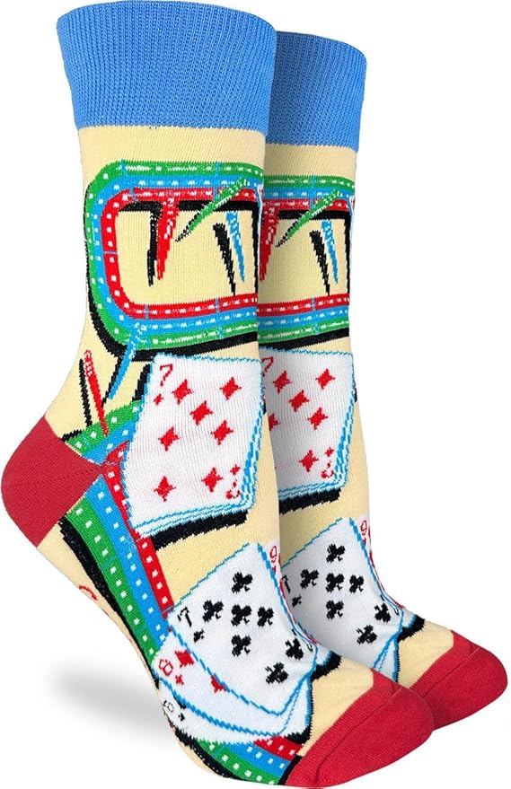 Good Luck Sock Novelty Crew Socks for Adults - For Men, Women and Teens