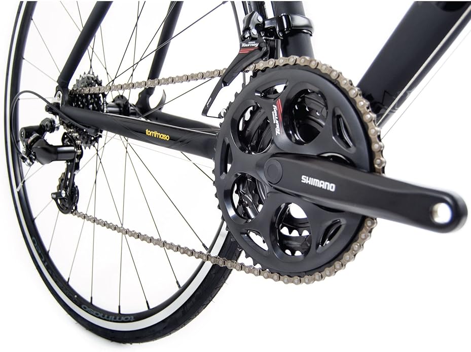 Tommaso Fascino - Sport Performance Aluminum Road Bike, Shimano Tourney 21 Speeds Road Bicycle Men Road Bikes for Men