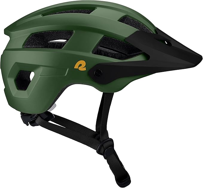 Retrospec Rowan Mountain Bike Helmet with Adjustable ErgoKnob Fit System - 14 Ventilation Ports, Removable Visor & EPS Foam Interior - Lightweight MTB Protection