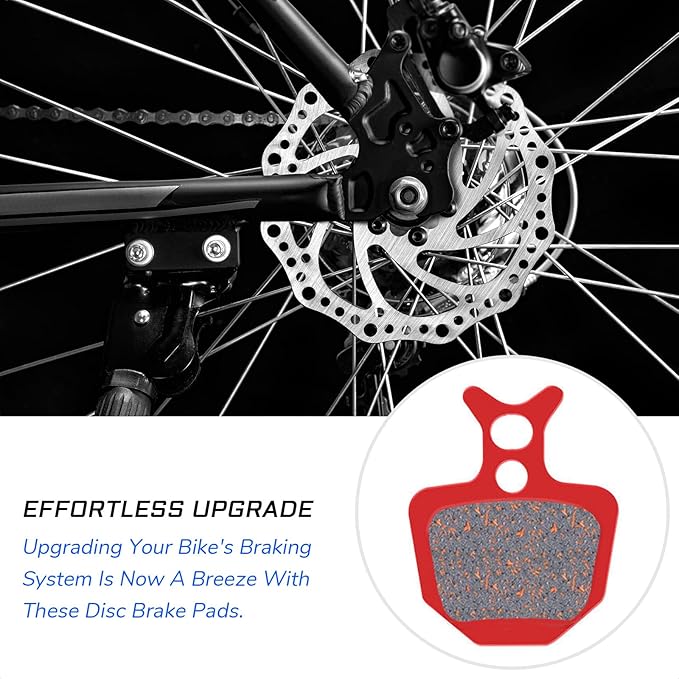 2 Pairs of Disc Brake Pads for Formula The One FR, R0, R1, RX, R1R, Mega, C1, CR3, T1 Disc Brakes - Suitable for Mountain Bikes, Road Bicycles, and MTBs