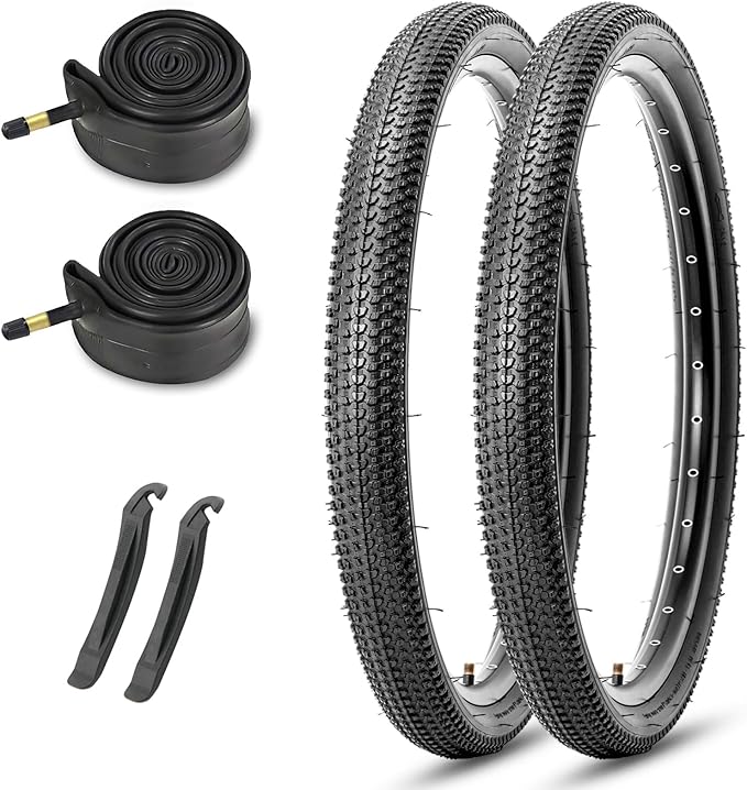 MOHEGIA Mountain Bike Tires - 20/24/26/27.5 Inch Folding MTB Bicycle Tires Replacement,Steel Bead All-Terrain and High-Performance Durable for Off-Road,Street & Trail Adventures